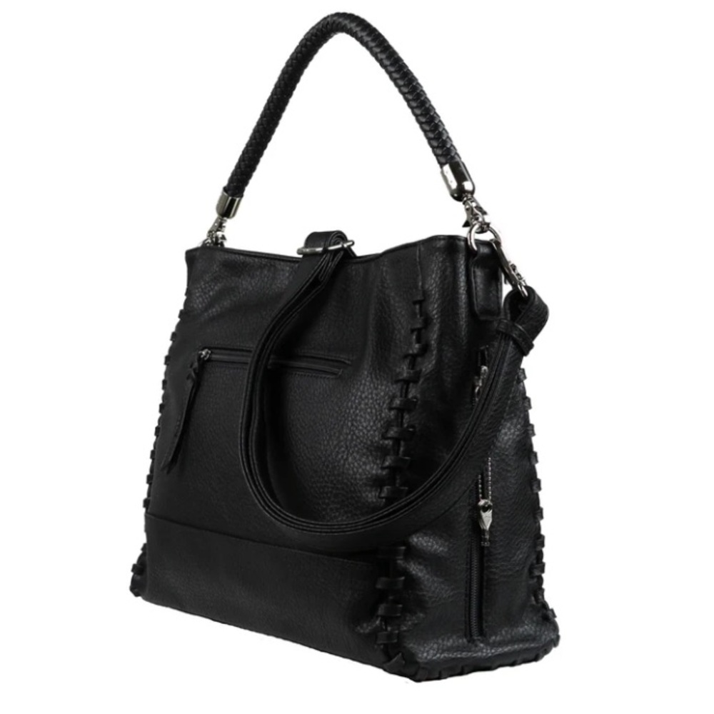 Cardini Concealed Carry 'Lily' Black Tote Purse